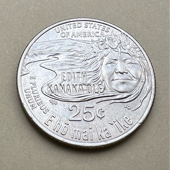 Rare Limited Edition 2023 P Edith Kanaka’ole Quarter - Picture 2 of 9